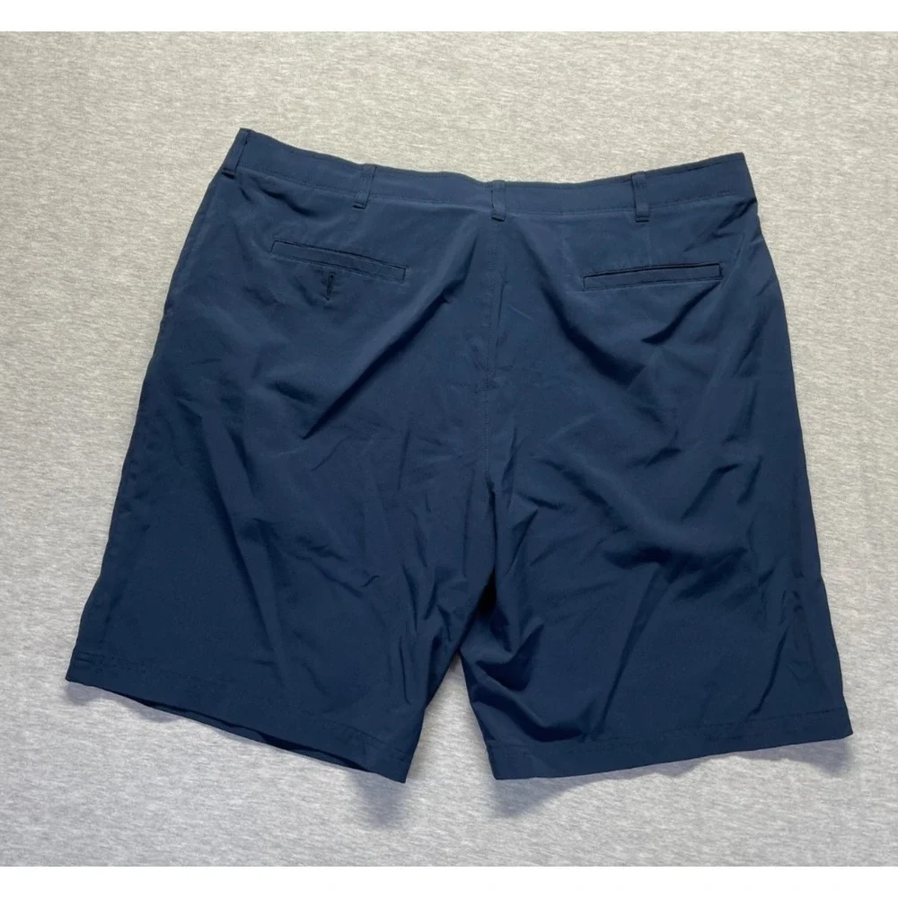 Ben Hogan Chino Shorts Mens 42 Navy Quick Dry Moisture Wicking Performance Golf